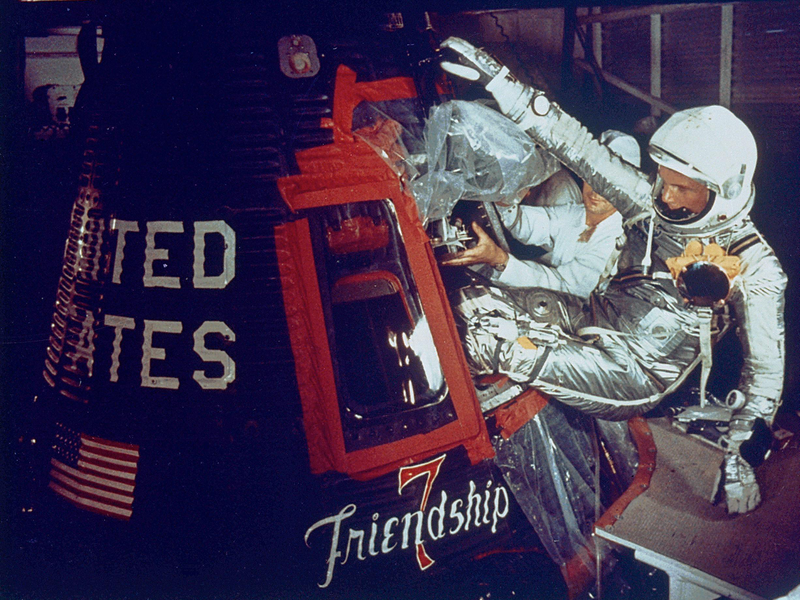Illustration for article titled How did the First Crewed Orbital American Spaceflight get its Name?